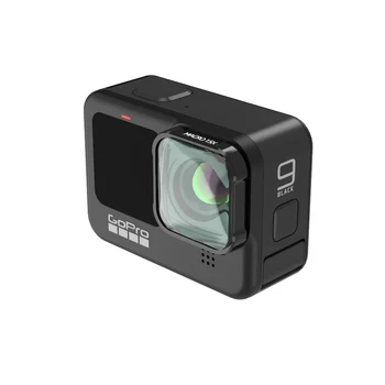 GloryStar 15X Makro HD 4K Objektiv Filter za Gopro Hero 9 Črno delovanje Fotoaparata Dodatki
