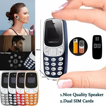 Mini Palec Prenosni Mikro Mobilni Telefon, Brezžični GSM Dual Sim BM70 Multi-Language Majhne Pametne Telefone Klicanje Telefonskih Klicev