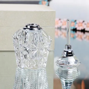 H&D 3ML Jasno, Letnik Kristalno Stekleničke Parfuma Prazno Mini ponovno napolniti Steklenico Doma Poroko Dekor, ki Potujejo Darilo za Ženske