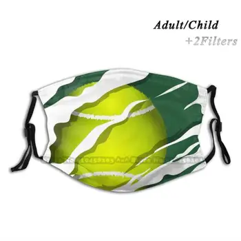 Tenis Izdelka , Tenis Tee , Tenis Žogo Print Custom Design Za Otroka Odraslih Masko Proti Prahu Filter Tiskalni Stroj Masko