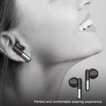 J28 TWS Brezžične Slušalke Bluetooth Slušalke Mini Kapsula Šport Čepkov Stereo Glasbe, Slušalke Deluje na Android iOS Pametni telefon