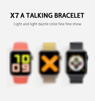 2021 X7 PLUS Bluetooth Smart Watch Klic Polni, Zaslon na Dotik, Športna Fitnes Tracker Srčni utrip, Krvni Tlak Smartwatch Korak