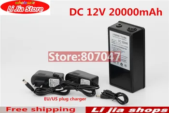 Visoka Kakovost, Super Prenosna Polnilna Litij-ionska Baterija S Primeru DC 12V 20000mAh DC 122000 Za Kamere Kamere