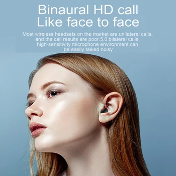 A6s Tws Bluetooth 5.0 Brezžične Slušalke Realnem času Stereo Slušalke Čepkov šumov Z Mic Za Huawei Xiaomi IOS