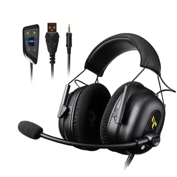 Somic G936N 3,5 mm Profesionalne Gaming Slušalke 7.1 Prostorski Zvok, Žično Nad-Ear Slušalke za Računalnik PC Gamer z Mikrofonom