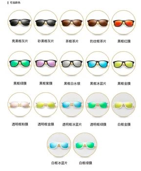 Po meri Logo Bambusa, Lesa Polarizirana sončna Očala CE FDA Odobrila