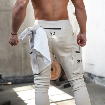 2020 bombaž premium fashion men ' s hip-hop-žep za tiskanje hlače blagovne znamke priložnostne moške hlače jogger fitnes športne hlače
