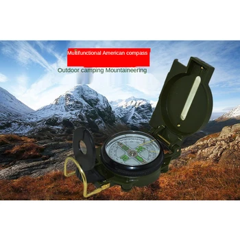 Nove Profesionalne Vojske Vojska Kovinski Opazovalni Kompas Clinometer Kampiranje Na Prostem Orodja Večfunkcijsko Kompas