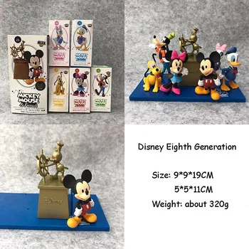 PVC Original Disney Mickey Mouse Klub Minnie Donald Daisy Raca Pluton Neumen Anime Slika Akcijska Figura, Darilo za Rojstni dan za Otroka