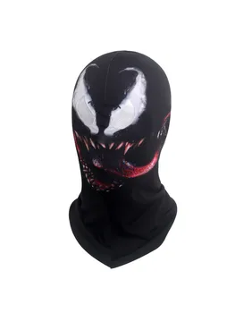 Strup Spiderman Masko z 3D Oči Cosplay Black SpiderMan Edward Brock Temno Superheroj Strup Masko Balaclava Kapuco Stranka Masko Uporabo