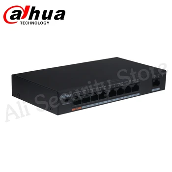 Dahua DH-S1500C-8ET1ET-DPWR PoE Stikalo 8CH Ethernet Stikalo za Podporo 802.3 af 802.3 na POE POE+ Hi-PoE Napajanja Standard