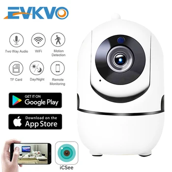 EVKVO 1080P IP Kamero ICSEE APP Zaznavanje Gibanja Home Security Zaprtih Kamero Nadzora, CCTV Brezžični WiFi Kamera Baby Monitor