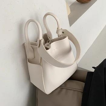 Priložnostne ženske torbice oblikovalec ramo torbe, luksuzni crossbody vrečko elegantna vedro torbe big torbice preprosto messenger bag ženski sac