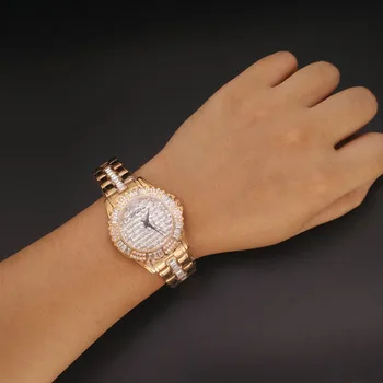 Prodaja Luksuznih Melissa Lady Žensk Kristalno Watch Elegantno Nosorogovo Moda Ur Obleko Ura Zapestnica Dekle je Stranka Darilo za Rojstni dan