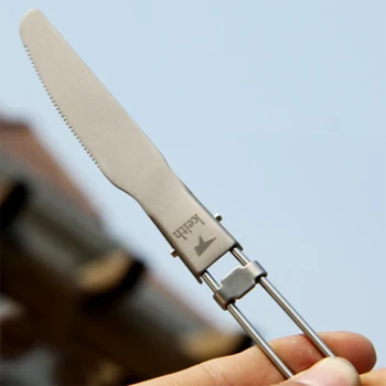 Keith Zložljiv Nož Titanium Taborjenje Posteljnina Prostem Pribor Priročen Prenosni Ultralahkih za 13,8 g Ti5304