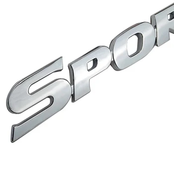 Toyota Highlander BMW, Honda, Volkswagen Šport emblem nalepko srebrne plastike ABS avto nalepke vrata značko avtomobilski deli