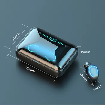 Bluetooth 5.0 TWS Slušalke Stereo 2020 Brezžični Čepkov fone Modri zob Slušalke Šport Vodotesne Slušalke Za iPhone xiaomi