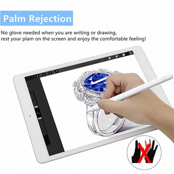 Tablični Dotik, pisalo Za Ipad 2018 2019 2020 Pisalo Za iPad Pro 11 za 12,9 s Palm Zavrnitev pero Za Tablični računalnik Apple Svinčnik 2 Ponaredek
