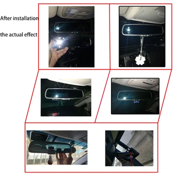 HaiSunny Jasno ogledalo samodejna zatemnitev notranje vzvratno ogledalo elektronsko podporo Honda, Mazda Subaru VW BMW, Toyota, Ford
