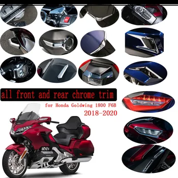 Za Honda Goldwing Gold wing 1800 Tour F6B GL1800 Kritje Spredaj Zadaj Chrome Trim za dodatno Opremo vetrobranskega stekla Motocikel leta 2018 2019 2020