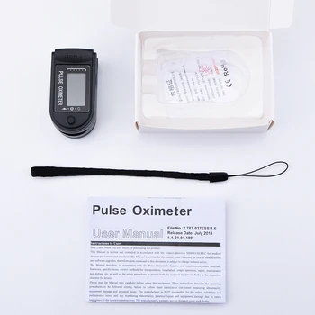 Novo Prst Oximeter LED Zaslon Impulz Kisika v Krvi, SpO2 ir Spremljati Utrip Srčni utrip Prsta Oximeters oximetro de dedo
