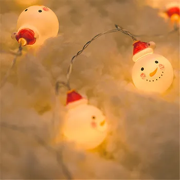 Okraski za božična Drevesa Samorog Snežaka LED Garland Niz Luči za Dom 2021 Božični Okraski Navidad Natalne Novo Leto
