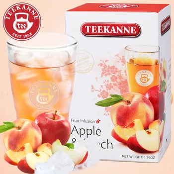 CN Zdravje 50 g Teekanne apple breskov sadni čaj majhne vrečke, ki vsebujejo nemški uvoženo sadje, čaj.