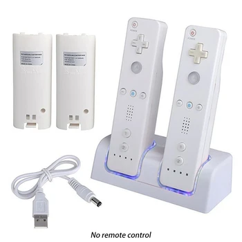 Za Wii Gamepad Baterije, Polnilci, Baterije, Polnilnika Dock Daljinski upravljalnik Dvojno napajalno postajo Postaja Baterije