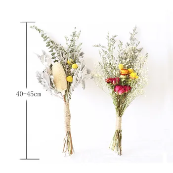 Naravni Posušeni Cvetovi Gypsophila Šopek Suhih Rastlin Cvetlični Aranžma DIY Poročno Dekoracijo Doma Materialov