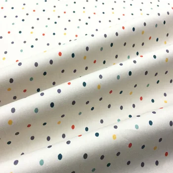 50x160cm Multi Color Polka Dot Tiskane Bombažne Tkanine Za DIY šivanje Doma Okras posteljnine quilting