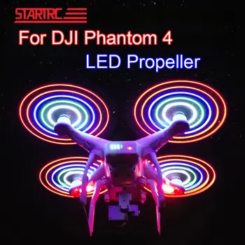 2pairs DJI fantom 4/ Pro / Advance LED Flash USB Polnilnik Propelerjev Za DJI Fantom 4/4 pro /akontacije/ Drone Dodatki