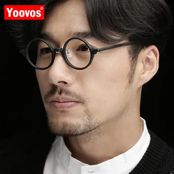 Yoovos 2021 Očala Okvirji Ženske Okrogle Očala Okvir Za Ženske/Moške Luksuzni Jasno, Leče Za Očala, Za Ženske Retro Spektakel Očala