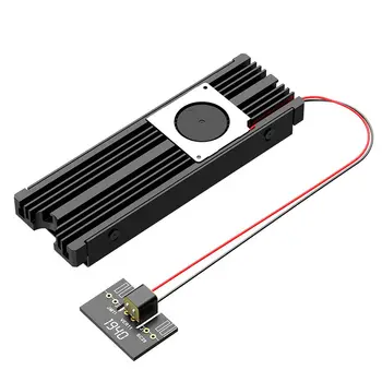 XT-XINTE Hladilni Ventilator za NGFF NVME M. 2 m2 SSD Heatsink Hladilnik Turboventilacijski SSD Pločevine Toplotno Silicijevi Rezini hladilnega telesa Adapter