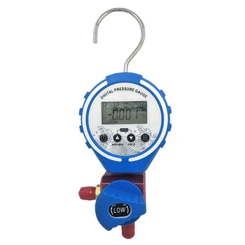 Digitalni merilnik tlaka kolektorja digitalni Tester Hladilne Vakuumske Meter HVAC Temperatura Tester Freon Tlak R134A R410