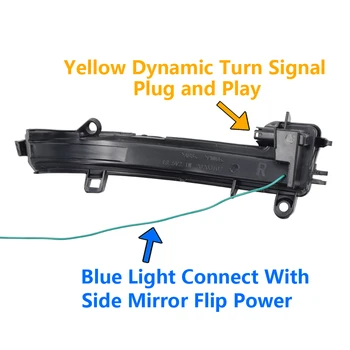 Dinamični Blinker Vključite Opozorilne LED luči Za BMW 1 2 3 4 Serije F30 F31 F34 GT X1 M2 F87 F36 F20 F21 F22 F23 F35 F32 F33 F36 E84