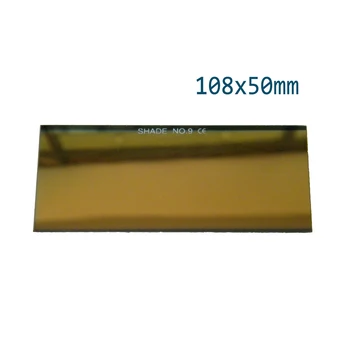 Vroče Slae 3pcs/veliko Črno Steklo Filter za Objektiv 108x50mm za Varjenje Očala Zlato Prevleko Oči-Filtri modra DIN13,11,10 Brezplačna Dostava