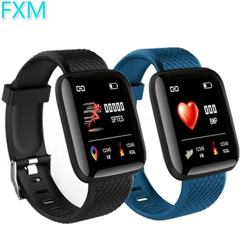 Pametni Elektronski Ure Srčnega Utripa 116 Plus Smart Touch Watch Manšeta Spremljanje Zdravja Tracker Športna Zapestnica Za Moške, Ženske
