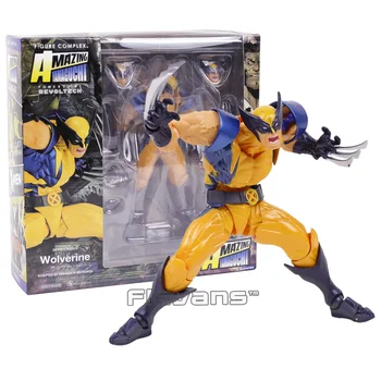 NEVERJETNO YAMAGUCHI Revoltech ŠT.005 Wolverine Logan Howlett PVC Dejanje Slika Zbirateljske Model Igrača 15 cm