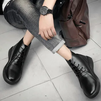 2020 Visoko kakovost Nove orodne slog priložnostne usnjeni čevlji za Moške Priložnostne Čevlji Udobno Superge Zapatos De Hombre Masculino