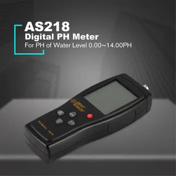 2019 NOVO AS218 Digitalni PH Meter Obseg 0.00~14.00 pH Tal (PH Tester Vode, PH Kislost Meter Zaslon LCD Liquid PH Meter
