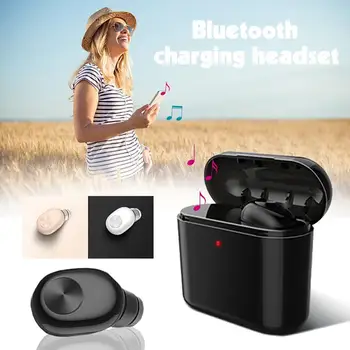 Brezžična Bluetooth Slušalka BL1 Prenosni Brezžični Bluetooth 4.2 Uho Bud za Polnjenje Slušalke Slušalke