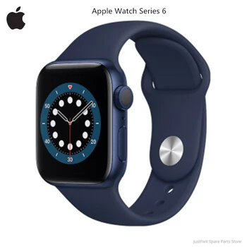 Novi Apple Gledati Serije 6 GPS + Cellular 40 MM/44 MM Aluminijasto Ohišje s 5 Barv Šport Band Daljinsko Smartwatch LTE iwatch 6