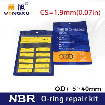 NBR tesnilo O-ring CS1.9 mm OD5/6/7/8/9/10/11/12/13/14/15/16/17/18/19/20/21/22/23/24/25/26/27/28/29/30/31/32/33/34/35/36/38/40*1.9 mm