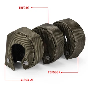 PQY - Polno TITANA T3 turbo odejo turbo toplotni ščit fit : t2 t25 t28 gt28 gt30 gt35 in najbolj t3 turbo PQY-TBF03