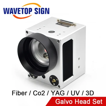 WaveTopSign 1064nm Digitalni Galvanometer Vhodno Odprtino 10 mm Z Rdečo Luč Uporabite za Vlaken CO2 UV 3D YAG Laser Marking Stroj