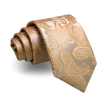 JEMYGINS blagovne Znamke Vezi Za Moške 8 cm svilenih Tkanin Moške Kravate, Paisley, Vzorec Kravatni Klasična Stranka Poročno darilo