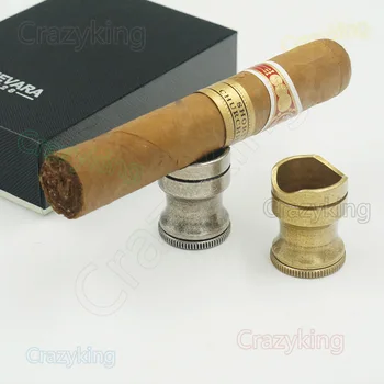 Che Letnik Bronasto Potovanja Cigar Imetnik Prikazuje Stojalo Pepelnik Ustreza Cigar Cohiba Z Cigar Udarec Šatulji