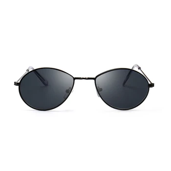 Nove Majhne Ovalne sončna Očala Ženske, Moške, Kovinsko Retro Očala, Prozorno Roza Rumena Leča Ženska sončna Očala UV400