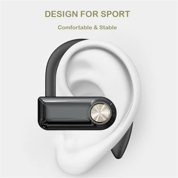 Brezžične Slušalke Bluetooth 5.1 Šport TWS Slušalke Hi-fi Zvokom, Glasbo, Slušalke, IPX5 Nepremočljiva Čepkov Z 1200mAh Polnjenje Box
