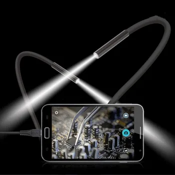 Endoskop 1080P 1M 5M Kača Žice 8 mm Objektiv Fotoaparata Nepremočljiva USB PC Android Borescope Kamera Za Avto Popravila Pregled Endoskop